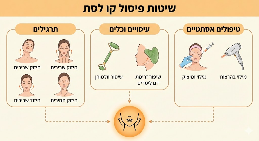 שיטות פיסול קו לסת